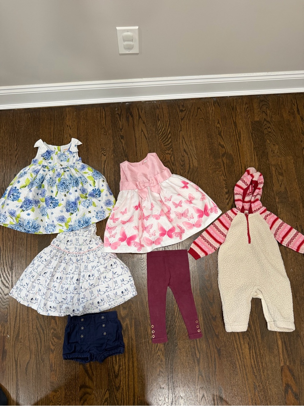 Baby Girl 6-12 Month Gymboree 6 Piece Bundle